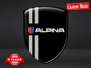 Alpina Adesivi Vinile Logo Durevoli Multimarca Pregio